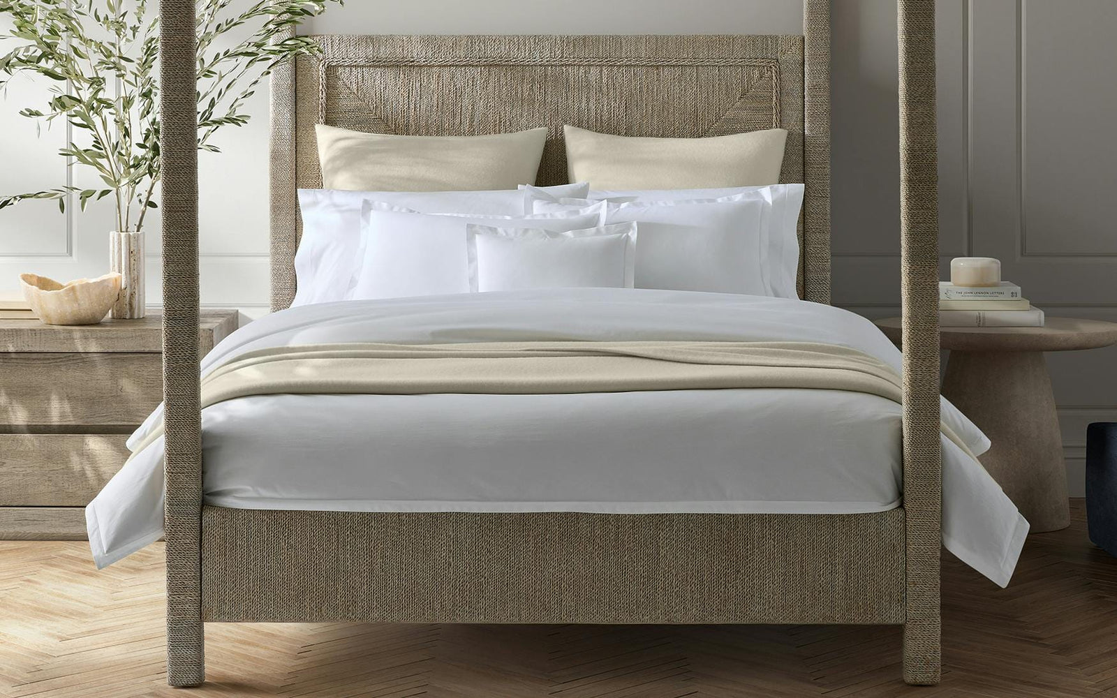 Luca Satin Stitch Duvet Cover