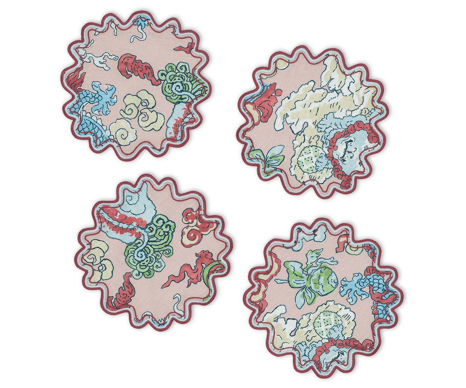 Magic Mountain Cocktail Napkin - set of 4