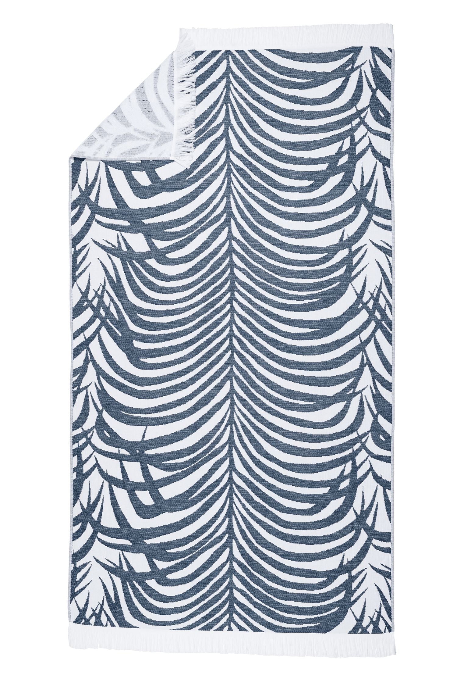 Zebra Palm Beach Towel