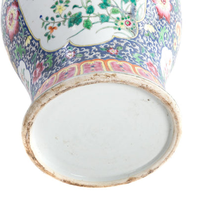 Gorgeous Hand Decorated Large Scale Jar with Lid - Salisbury & Manus