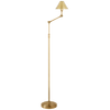 Anette Floor Lamp Natural Brass