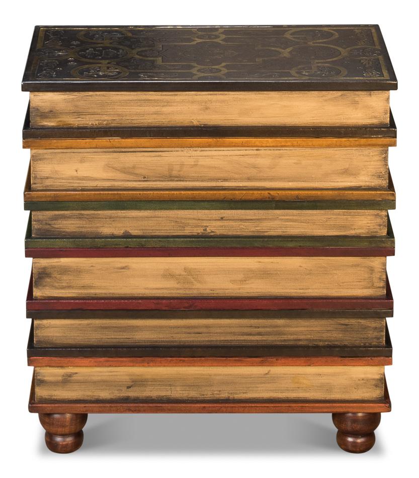 Florentine Books Chairside Chest - Salisbury & Manus