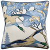 Flying Ducks Pillow (Blue)