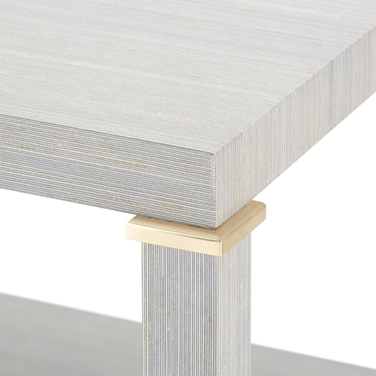 PEDRO 1-DRAWER SIDE TABLE, SLATE BLUE SHIMMER