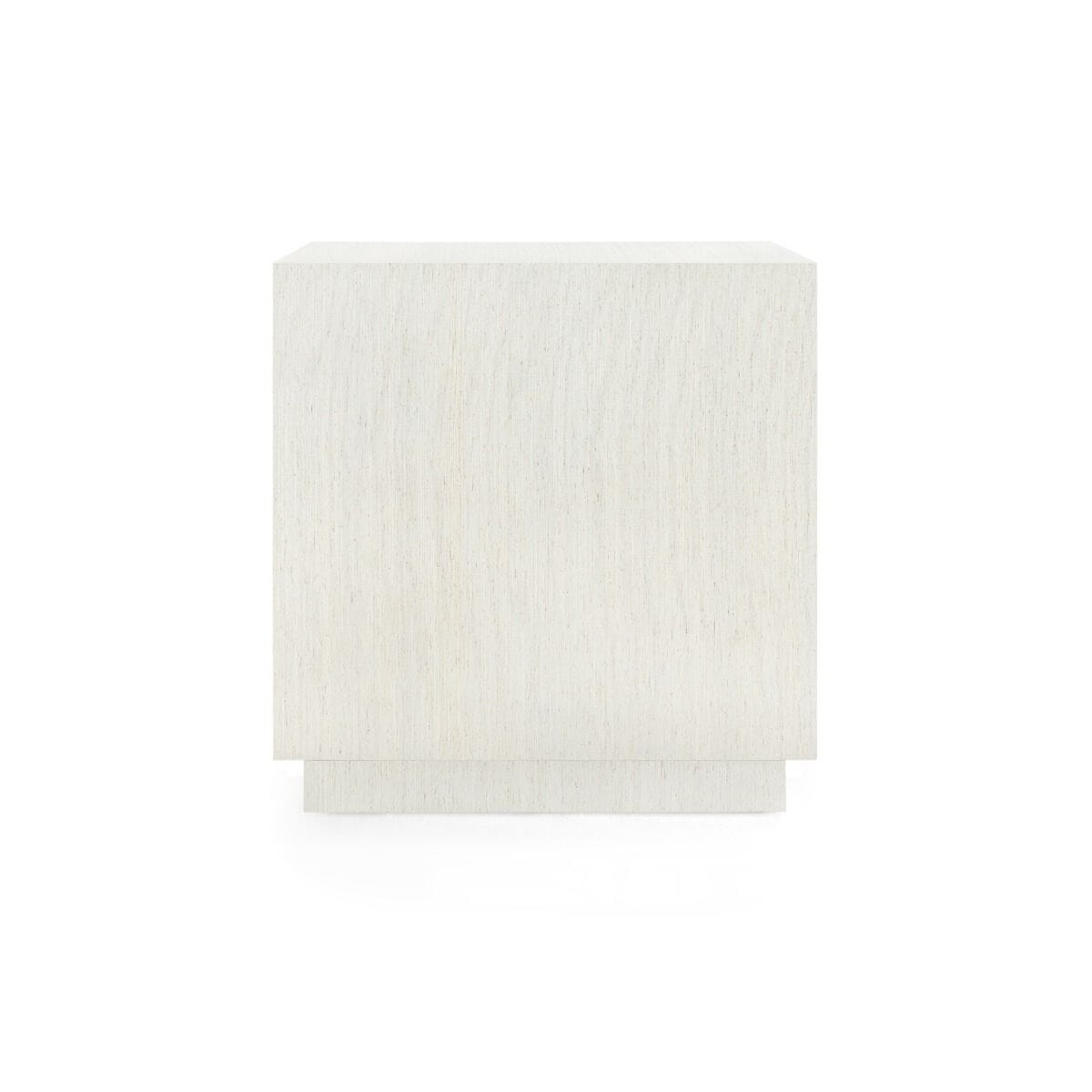 PETER 2-DRAWER SIDE TABLE, SILVER SHIMMER