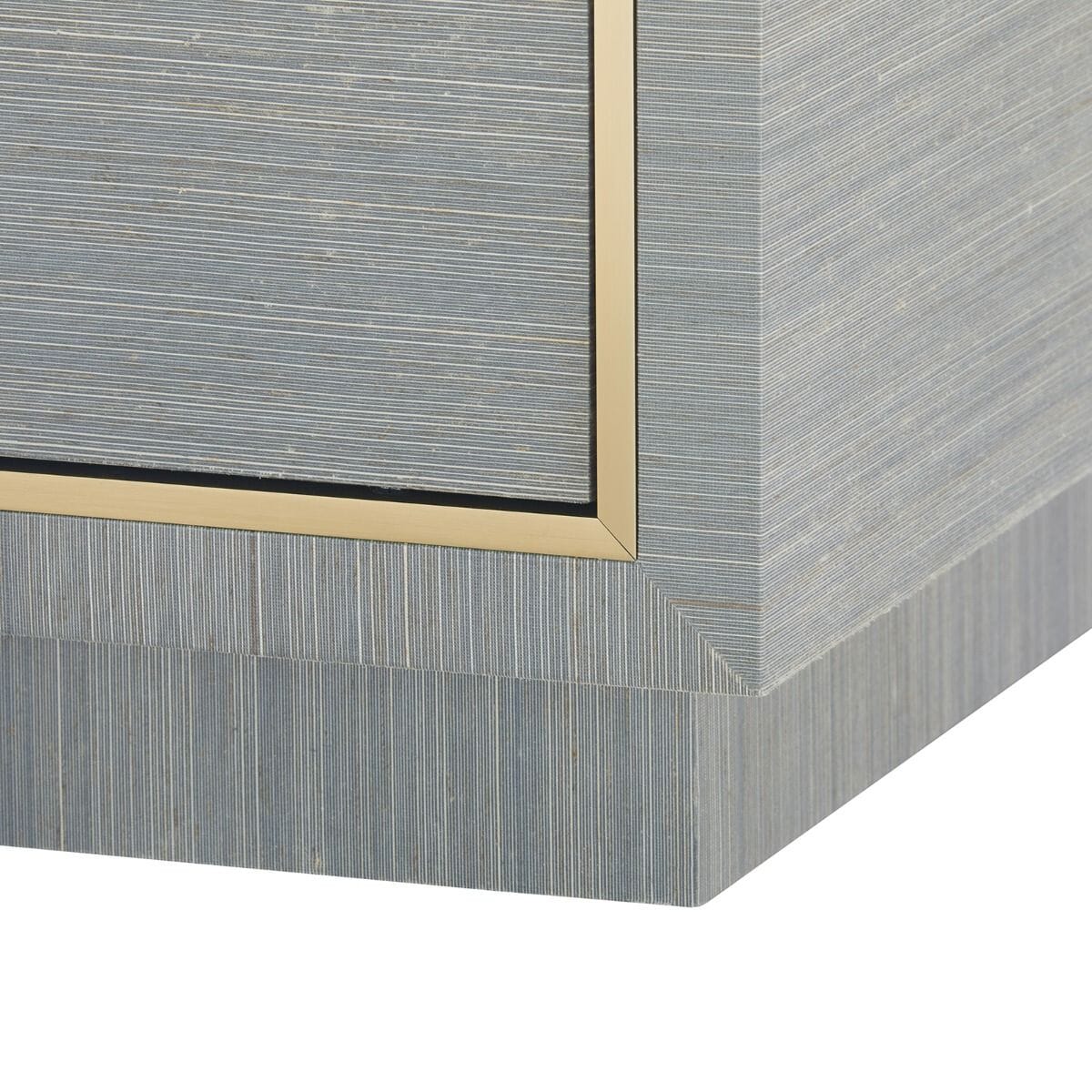 PETER 2-DRAWER SIDE TABLE, SLATE BLUE SHIMMER