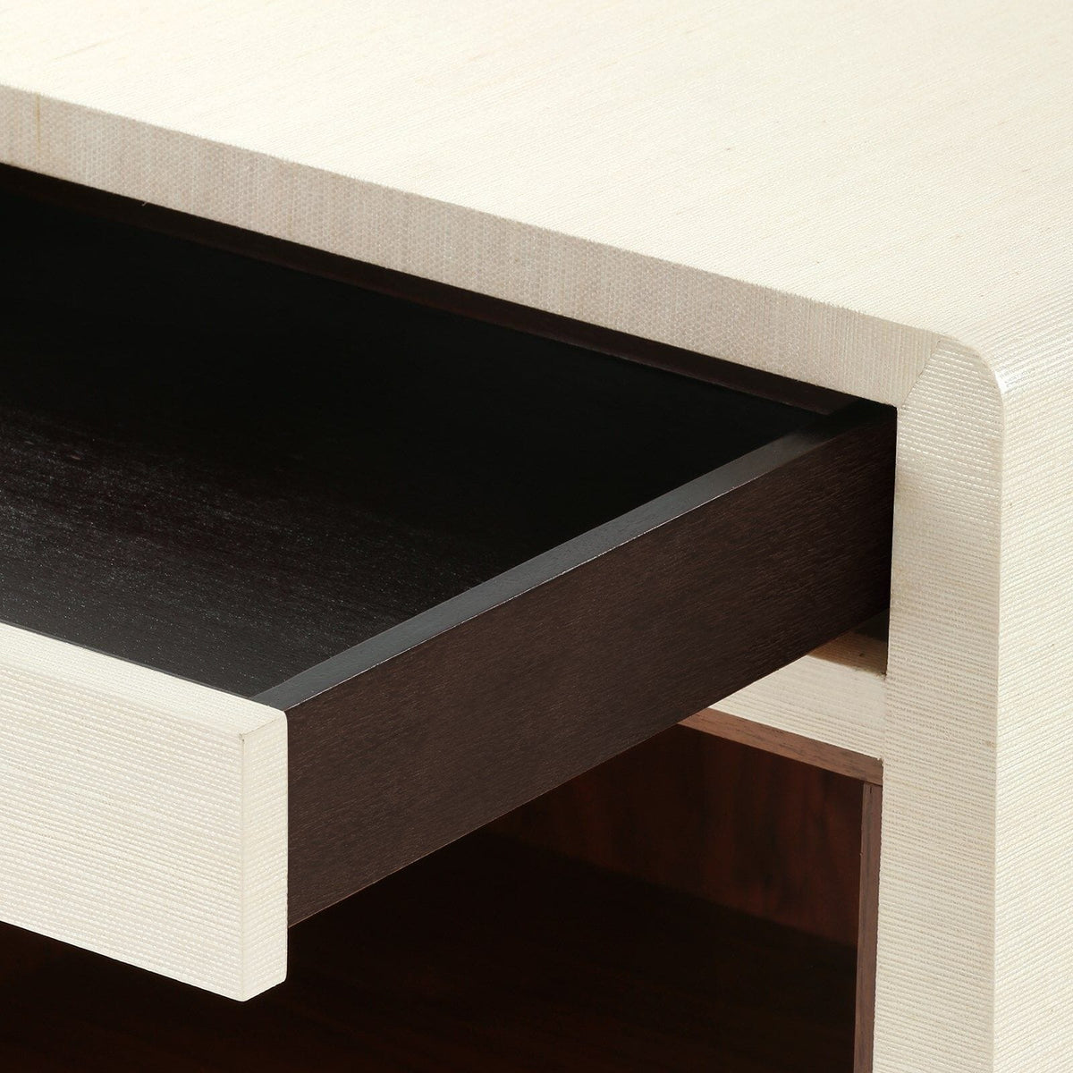 QING 2-DRAWER SIDE TABLE, CANVAS CREAM