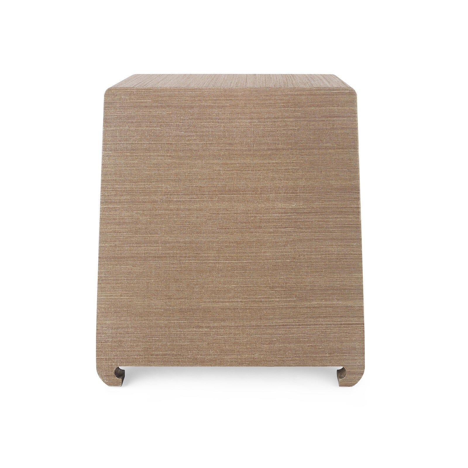 QING 2-DRAWER SIDE TABLE, CANVAS CREAM