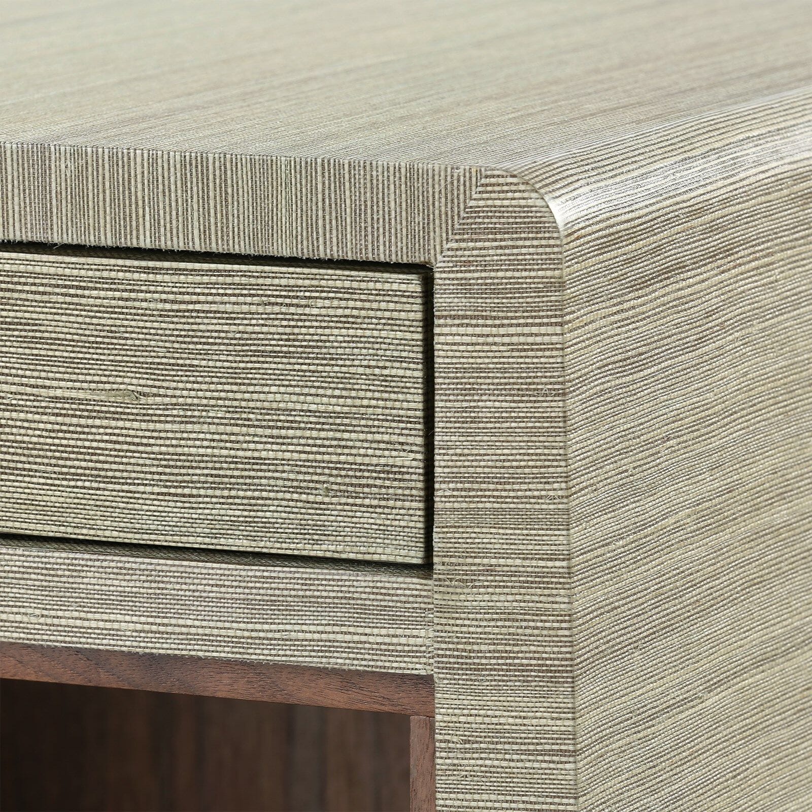 QING 2-DRAWER SIDE TABLE, SAGE GREEN