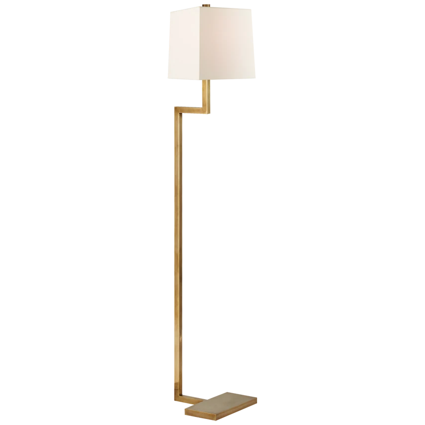 Alander Floor Lamp with Linen Shade