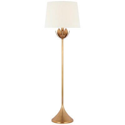 Alberto Large Floor Lamp with Linen Shade