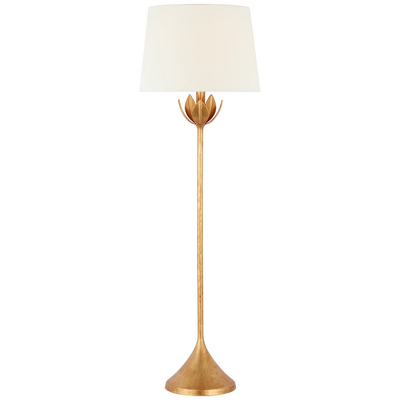 Alberto Large Floor Lamp with Linen Shade