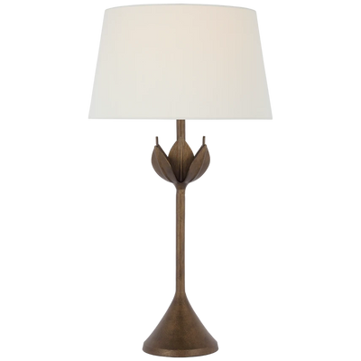 Alberto Large Floor Lamp with Linen Shade