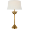 Alberto Large Floor Lamp with Linen Shade