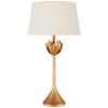 Alberto Large Floor Lamp with Linen Shade