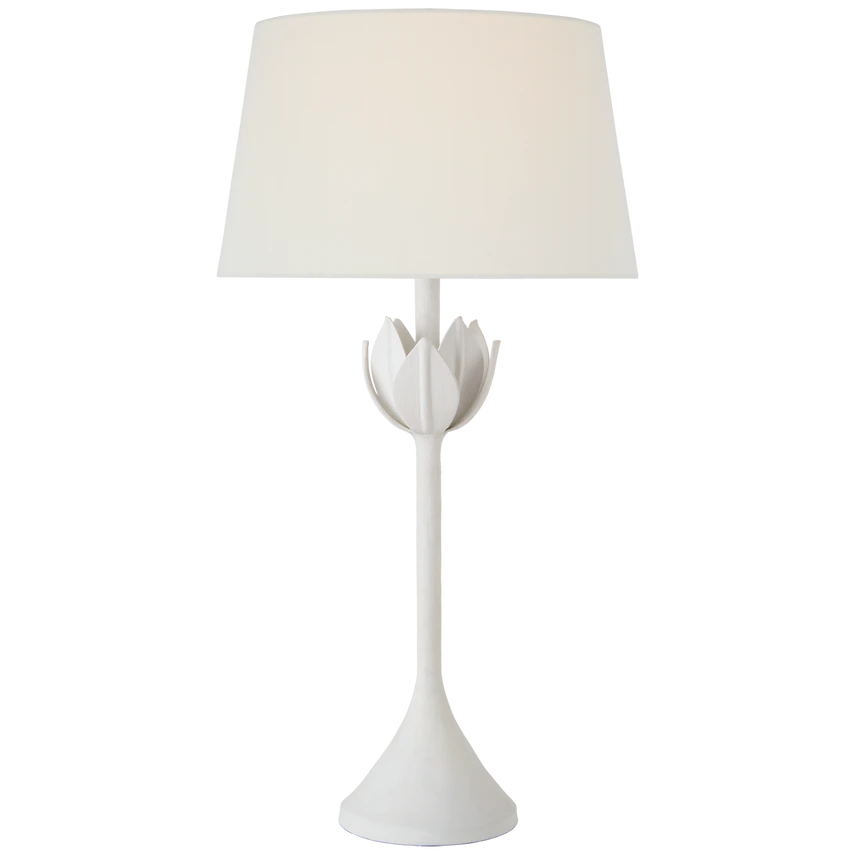 Alberto Large Floor Lamp with Linen Shade