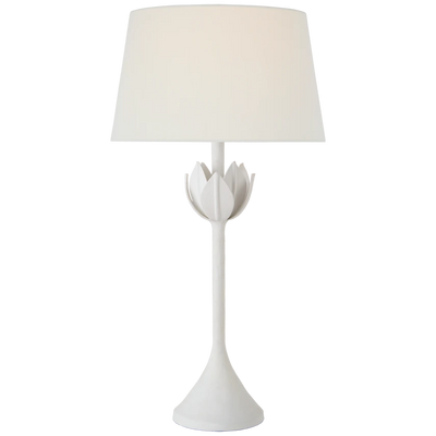 Alberto Large Floor Lamp with Linen Shade