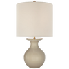 Albie Small Desk Lamp with Cream Linen Shade