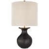 Albie Small Desk Lamp with Cream Linen Shade