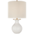 Albie Small Desk Lamp with Cream Linen Shade