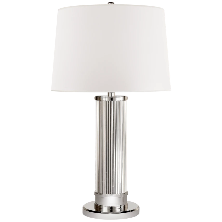 Allen Table Lamp with White Parchment Shade