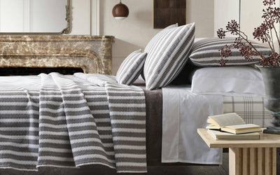 Apollo Stripe Matelassé Coverlet