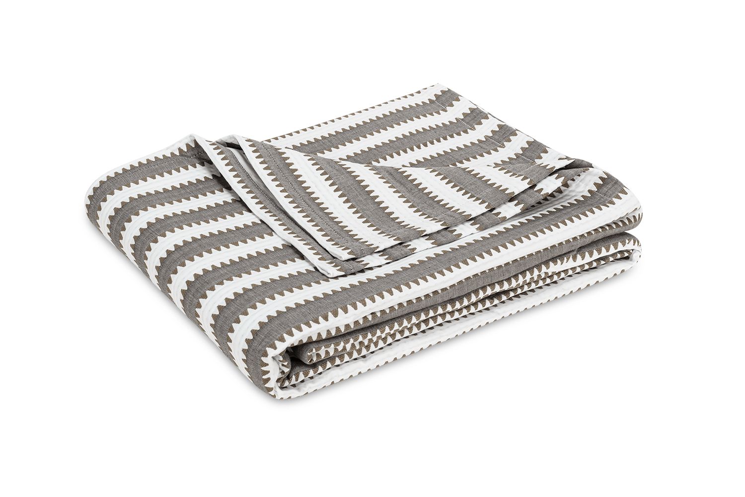 Apollo Stripe Matelassé Coverlet