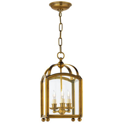 Arch Top Mini Lantern in Clear Glass