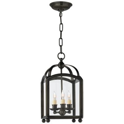Arch Top Mini Lantern in Clear Glass