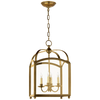 Arch Top Small Lantern in Clear Glass