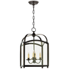 Arch Top Small Lantern in Clear Glass