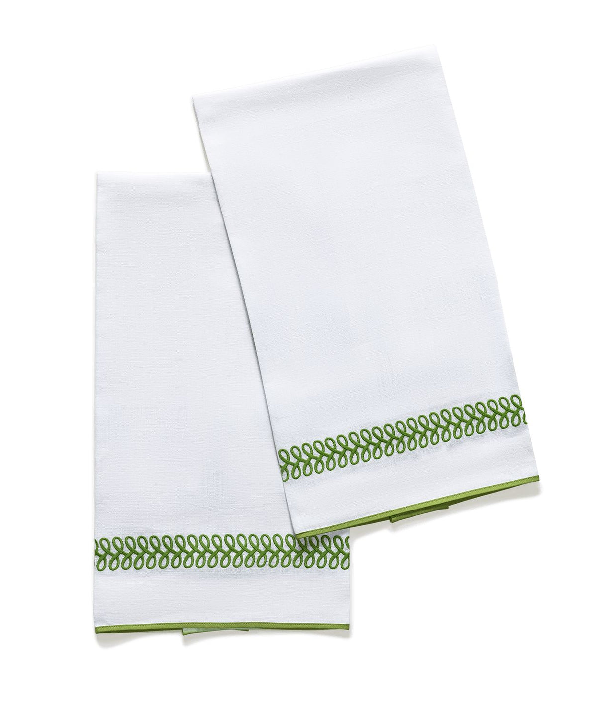 Astor Braid Guest Towels - set of 2