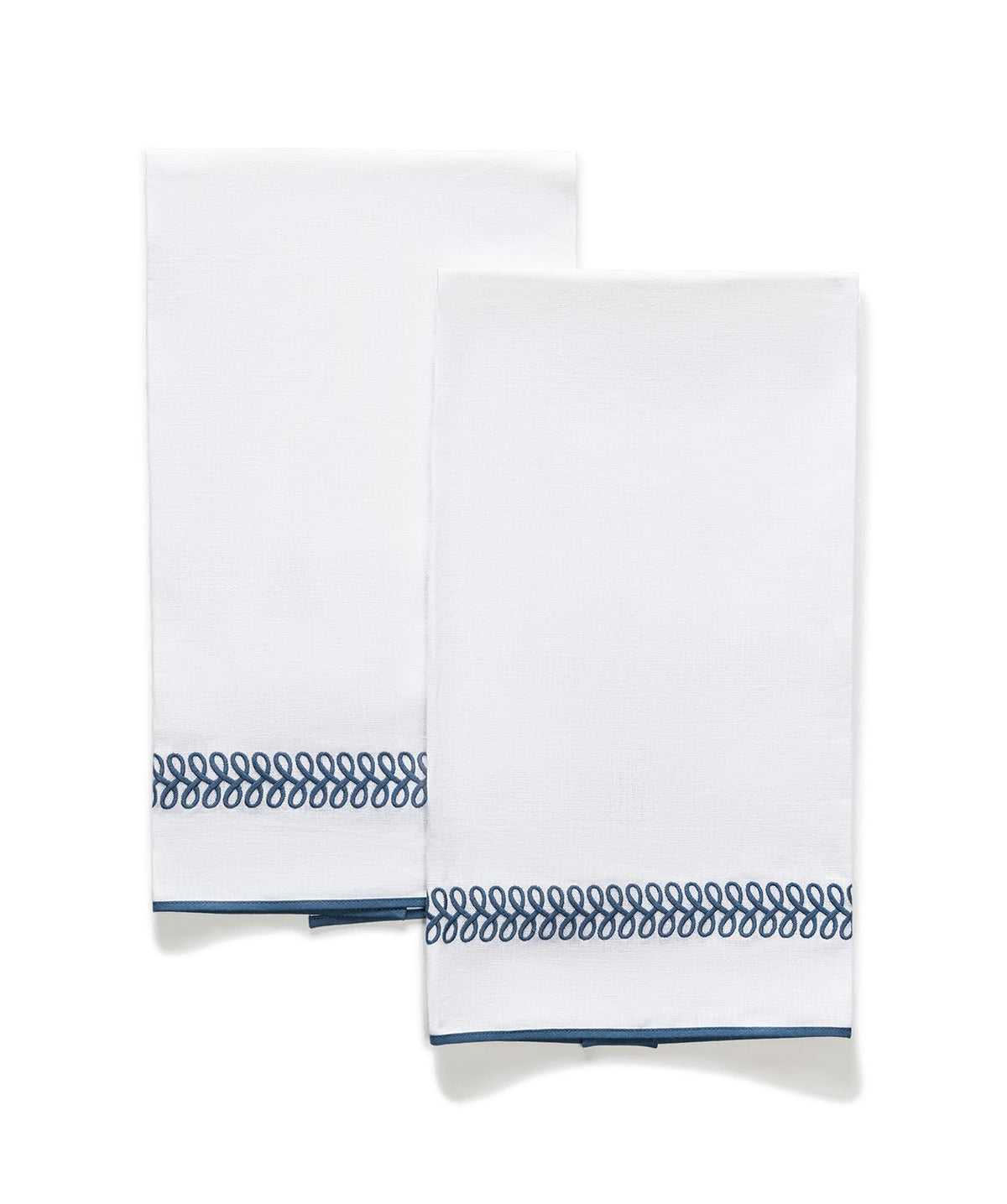 Astor Braid Guest Towels - set of 2
