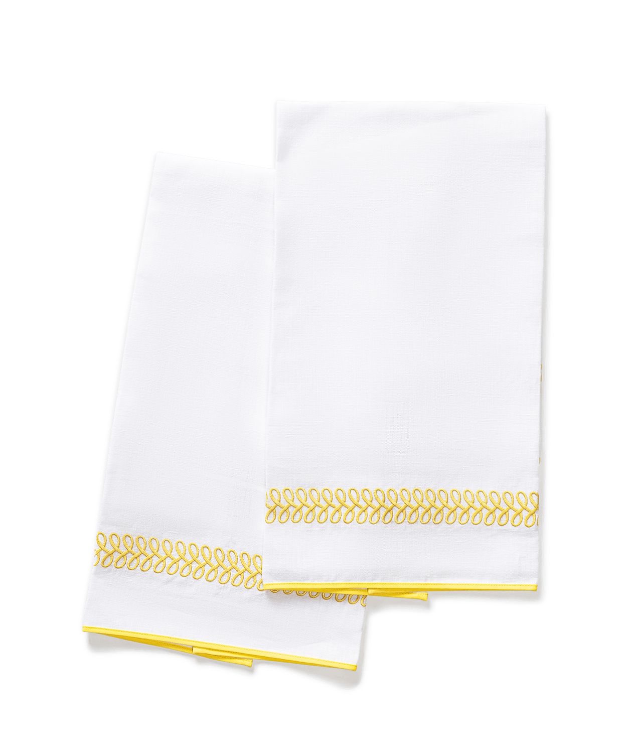 Astor Braid Guest Towels - set of 2