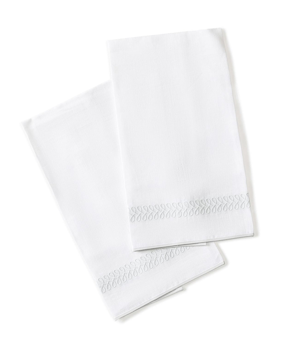 Astor Braid Guest Towels - set of 2
