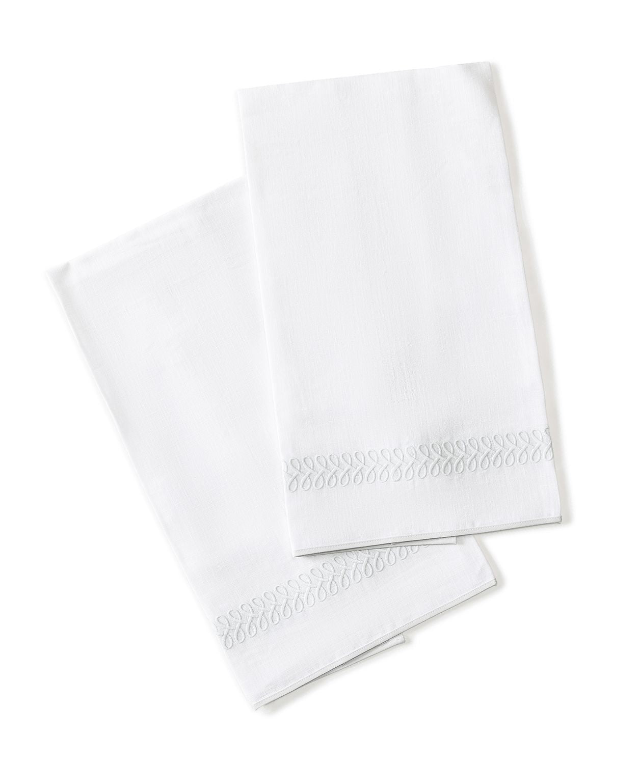 Astor Braid Guest Towels - set of 2