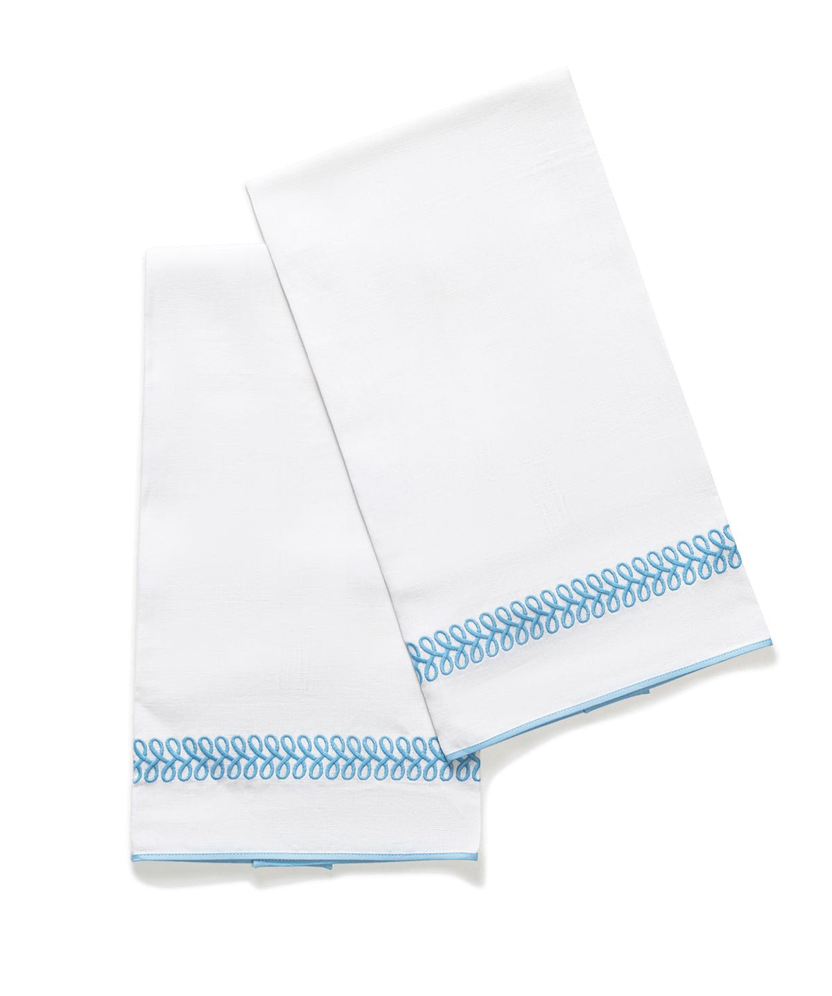 Astor Braid Guest Towels - set of 2