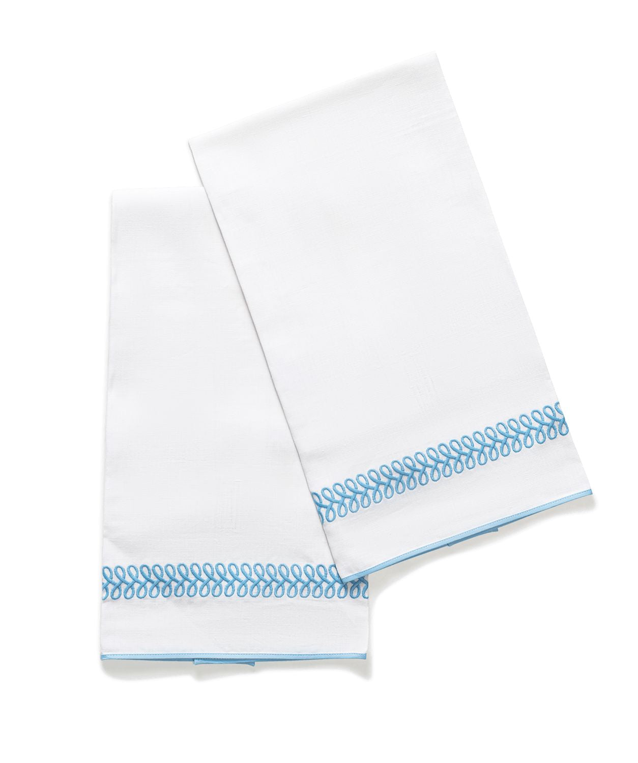 Astor Braid Guest Towels - set of 2
