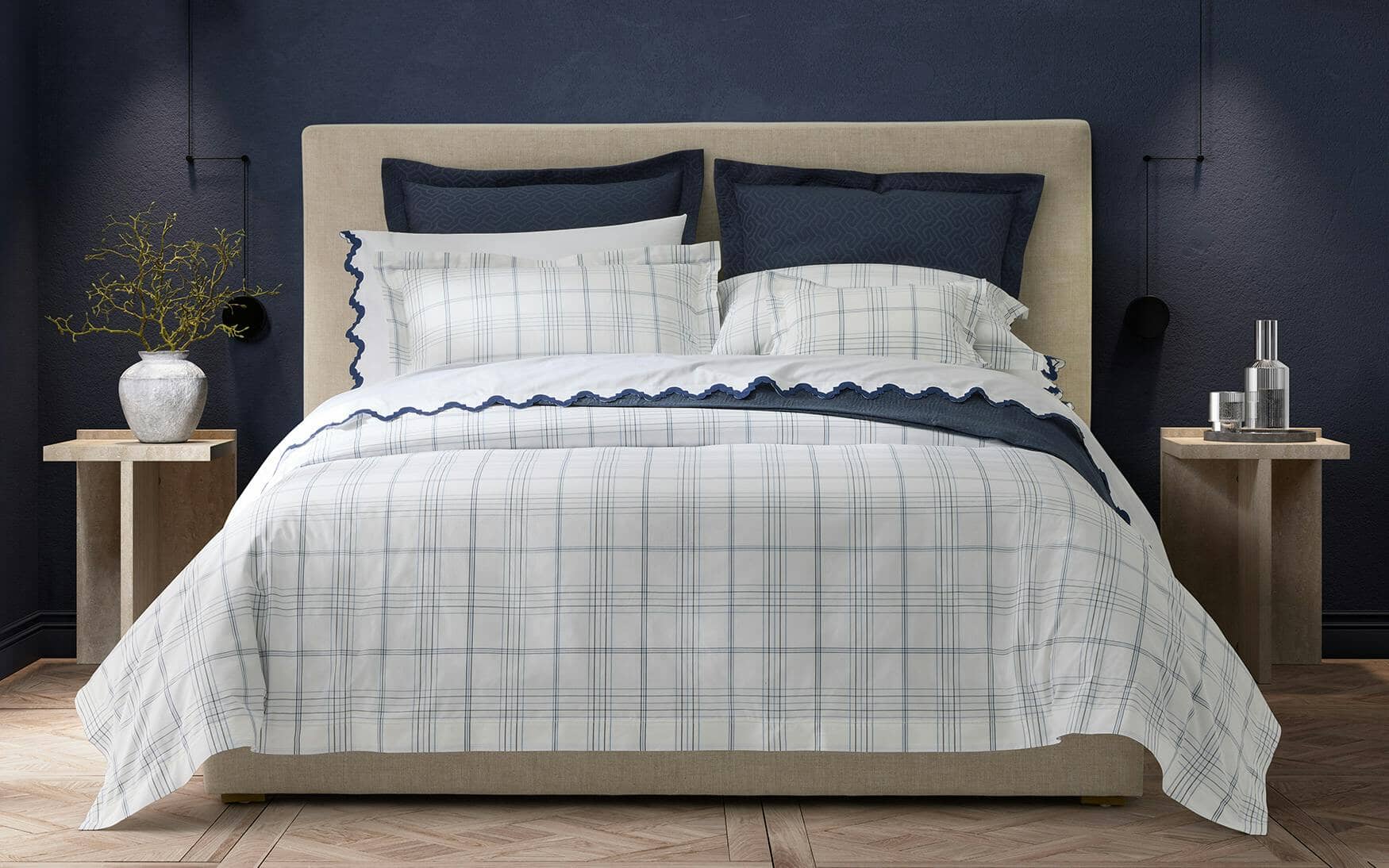 August Plaid Duvet Cover