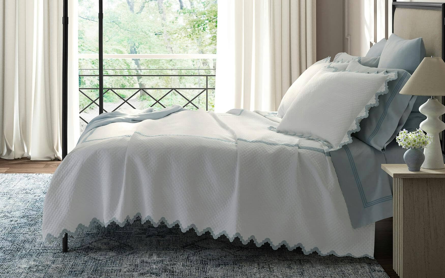Aziza Matelassé Coverlet