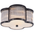 Basil Small Flush Mount with Frosted Glass