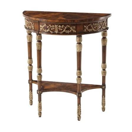 Beauty Of Leaves Accent Console Table