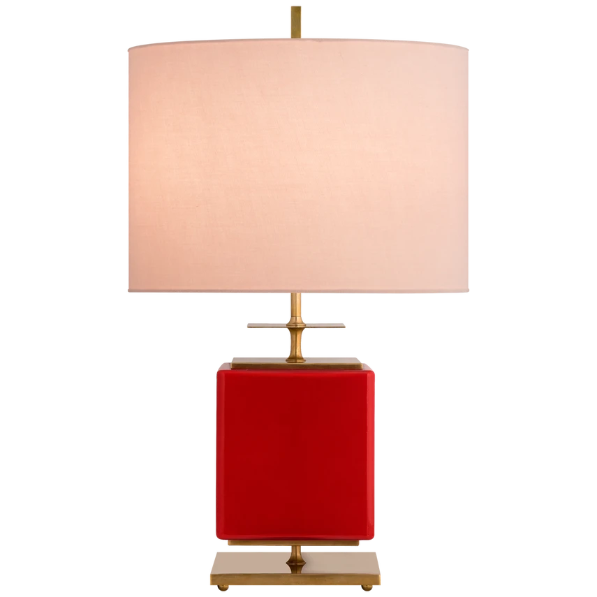Beekman Small Table Lamp with Linen Shade