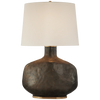 Beton Large Table Lamp with Linen Shade