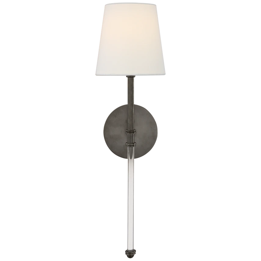 Camille Sconce with Linen Shade