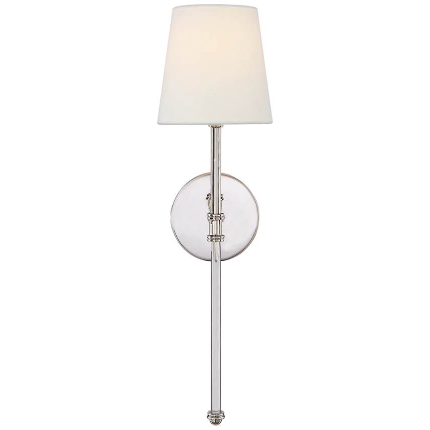 Camille Sconce with Linen Shade