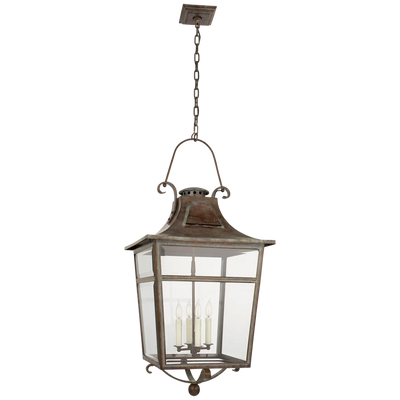 Carrington Large Lantern with Clear Glass