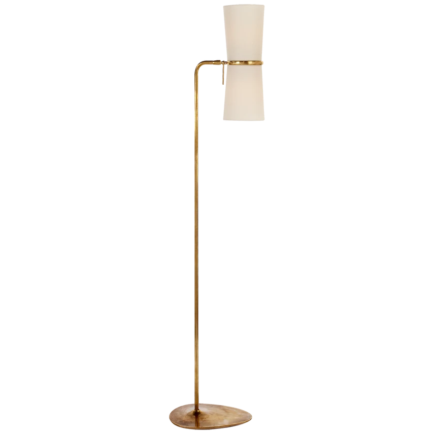 Clarkson Floor Lamp with Linen Shade