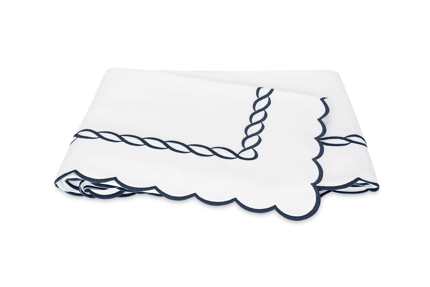 Classic Chain Scallop Duvet Cover