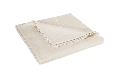 Classic Chain Scallop Matelassé Coverlet